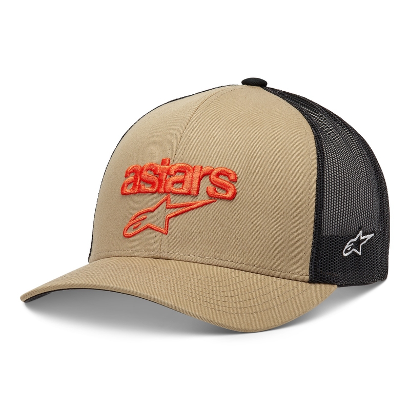 Czapka Alpinestars Pedigree piaskowo-czarno-pomarańczowa