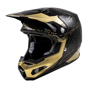 Motokrosová přilba FLY Racing Formula S Carbon černo-zlatá