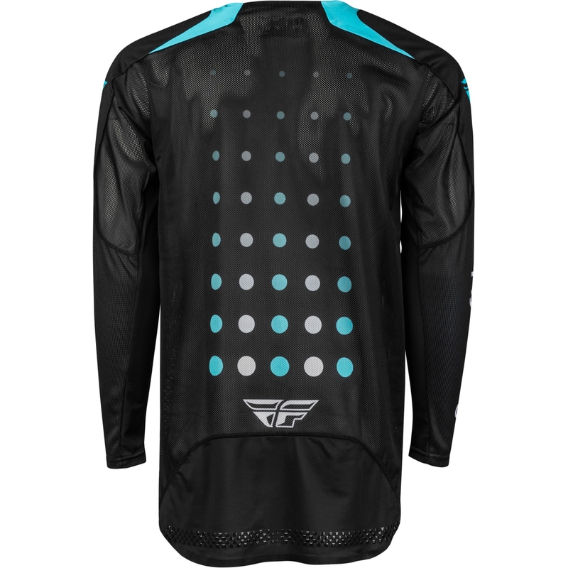 Koszulka motocrossowa FLY Racing Evolution DST w kolorze czarno-niebieskim na wyprzedaży
