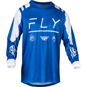 Koszulka motocrossowa FLY Racing F-16 2024 niebiesko-biała