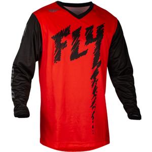 Dziecięca koszulka motocrossowa FLY Racing F-16 2024 czerwono-czarno-szara
