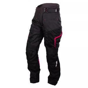 Damskie spodnie motocyklowe RSA Bolt czarne, białe i różowe - II. jakost
