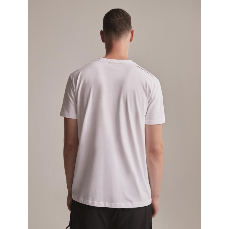 T-shirt DAKAR DKR Logo 123 biały wyprzedaż