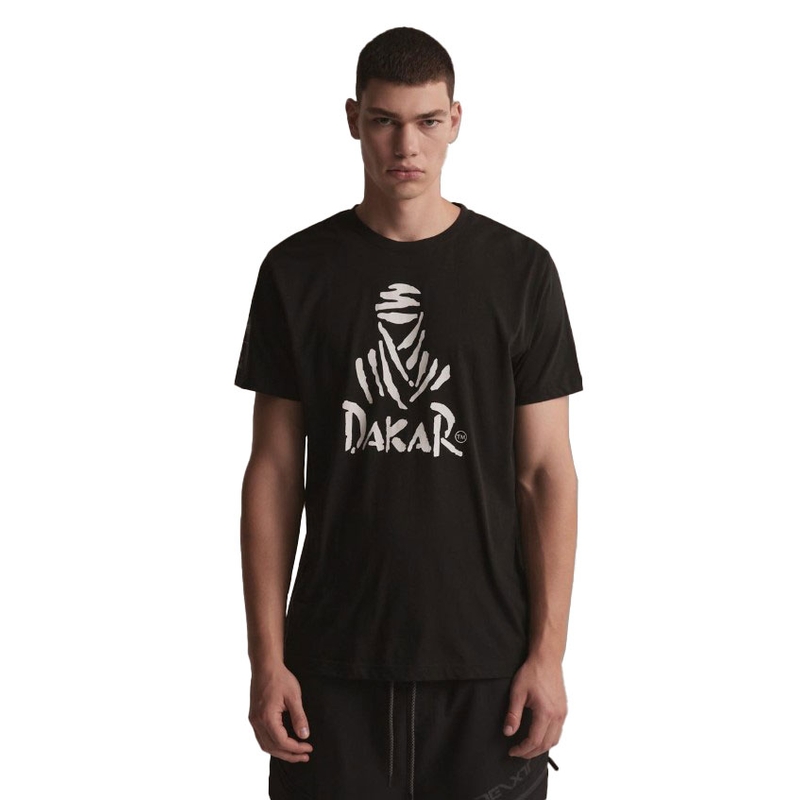 T-shirt DAKAR DKR Logo 123 czarny