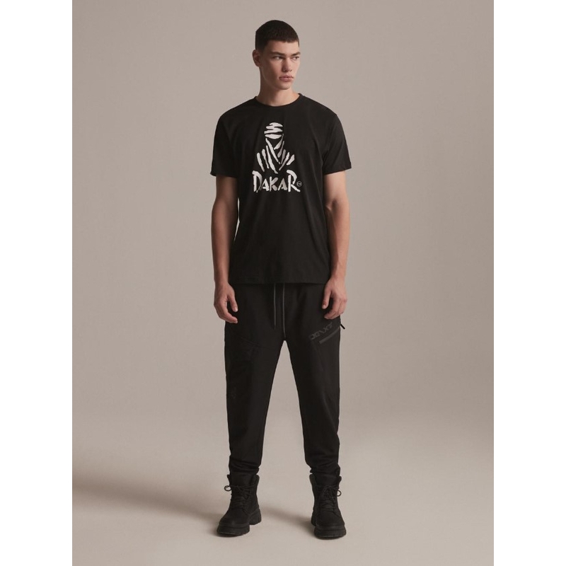 T-shirt DAKAR DKR Logo 123 czarny