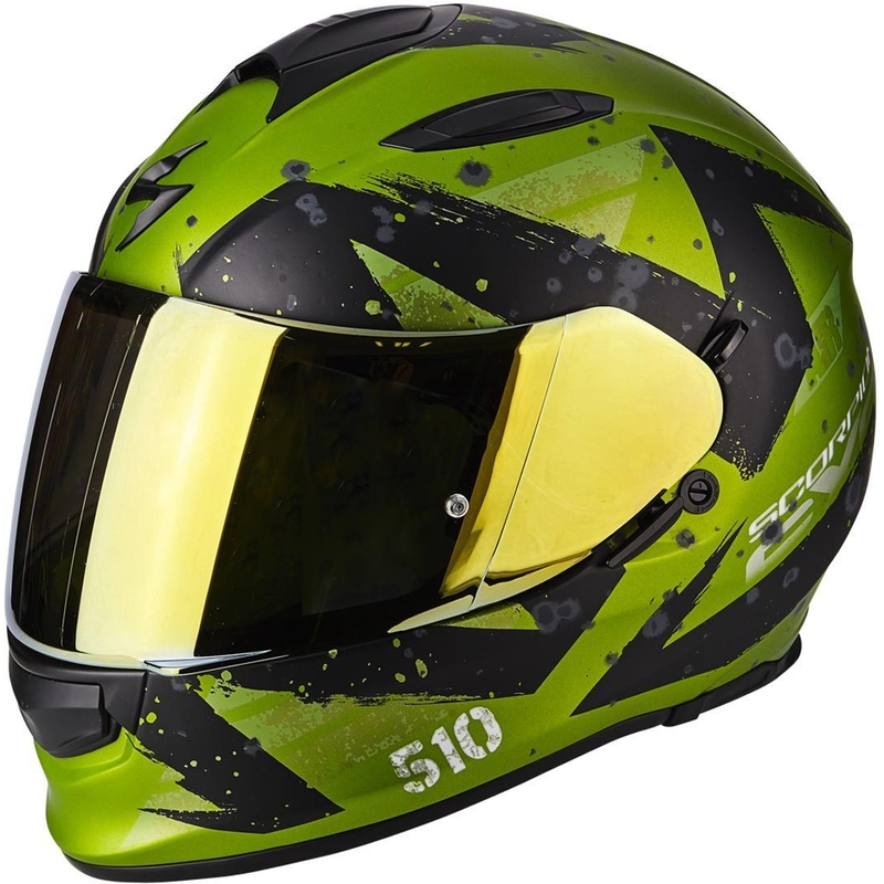 Integralny kask motocyklowy Scorpion EXO-510 Air Marcus zielony matowy-czarny wyprzedaż