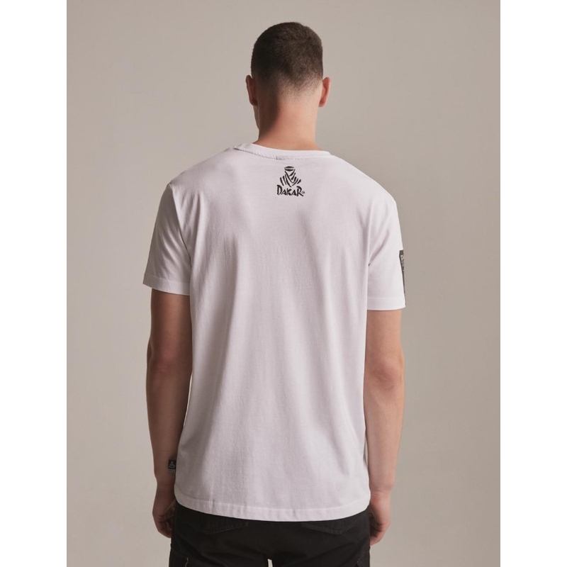 T-shirt DAKAR DKR Logo 23 biały