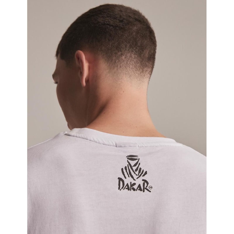 T-shirt DAKAR DKR Logo 23 biały