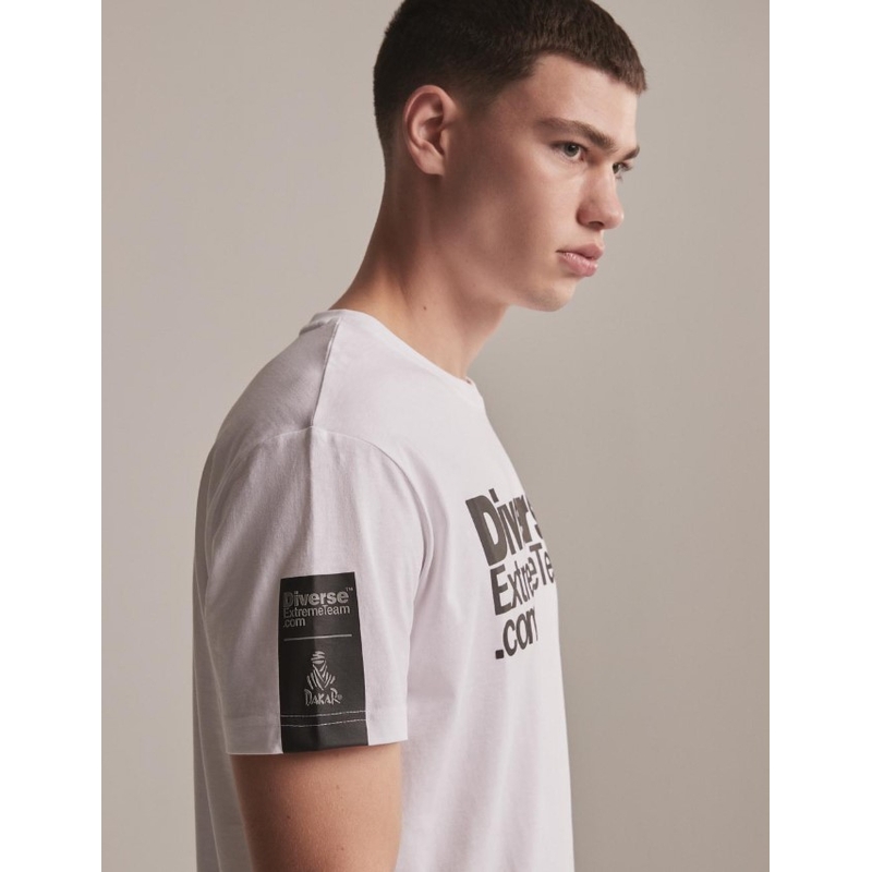 T-shirt DAKAR DKR Logo 23 biały