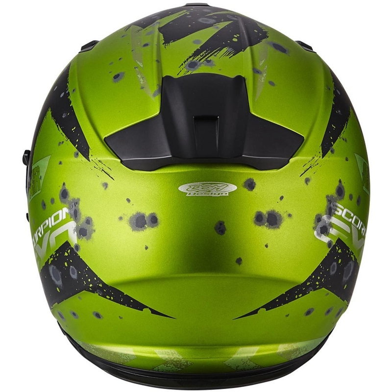 Integralny kask motocyklowy Scorpion EXO-510 Air Marcus zielony matowy-czarny wyprzedaż