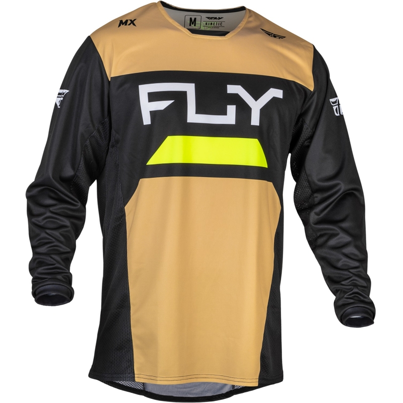 Koszulka motocrossowa FLY Racing Kinetic Reload żółto-czarno-fluo-żółta