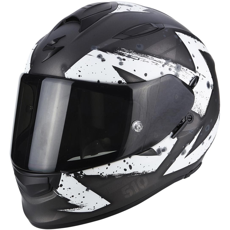Integralny kask motocyklowy Scorpion EXO-510 Air Marcus srebrny matowy-biały