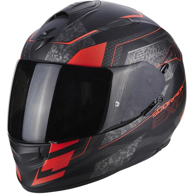 Integralny kask motocyklowy Scorpion EXO-510 Air Galva czarny matowy-czerwony wyprzedaż