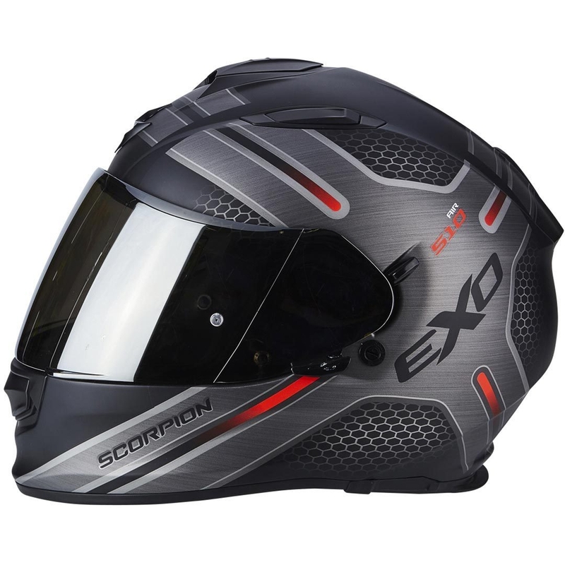 Integralny kask motocyklowy Scorpion EXO-510 Air Route czarny matowy-czerwony wyprzedaż