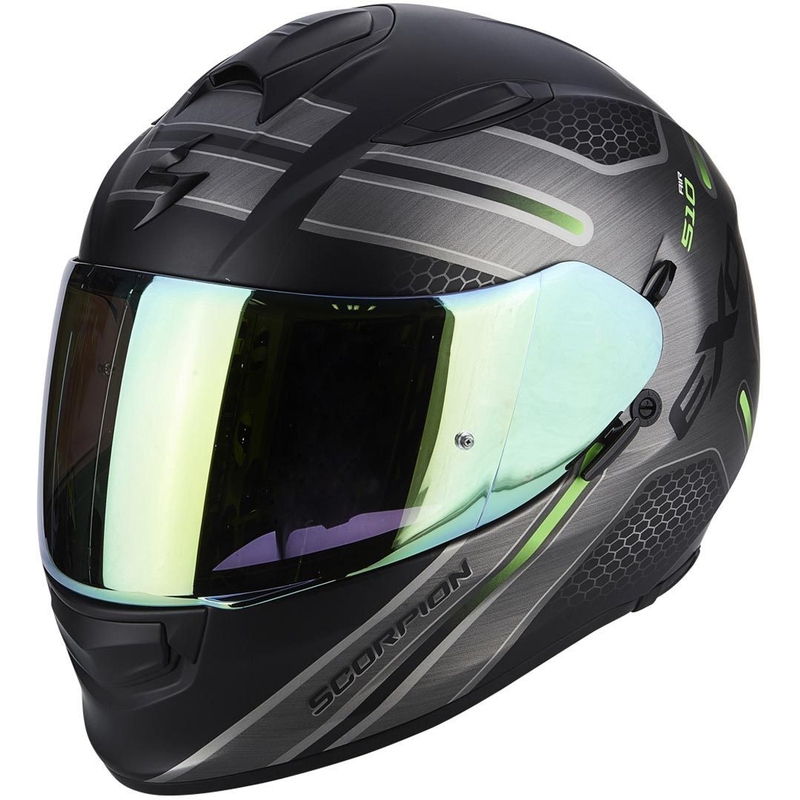 Integralny kask motocyklowy Scorpion EXO-510 Air Route czarny matowy-zielony