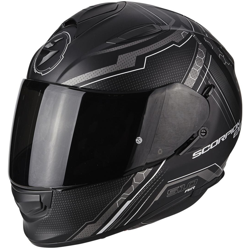 Integralny kask motocyklowy Scorpion EXO-510 Air Sync czarny matowy-srebrny wyprzedaż