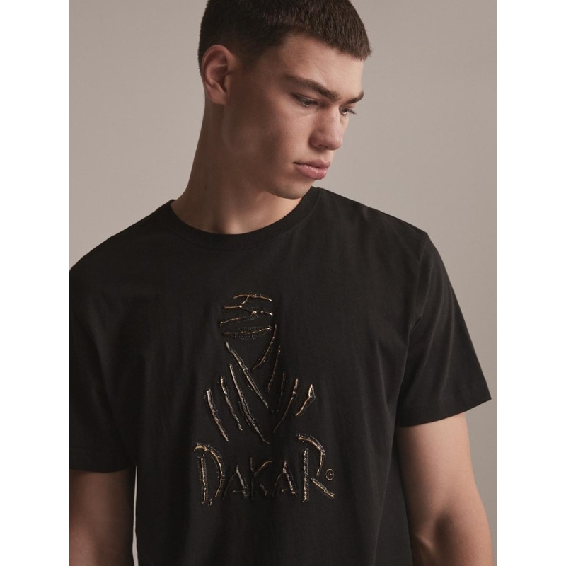 T-shirt DAKAR DKR VIP CR czarny