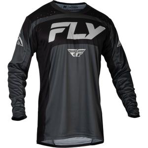 Koszulka motocrossowa FLY Racing Lite 2024 ciemnoszaro-czarna