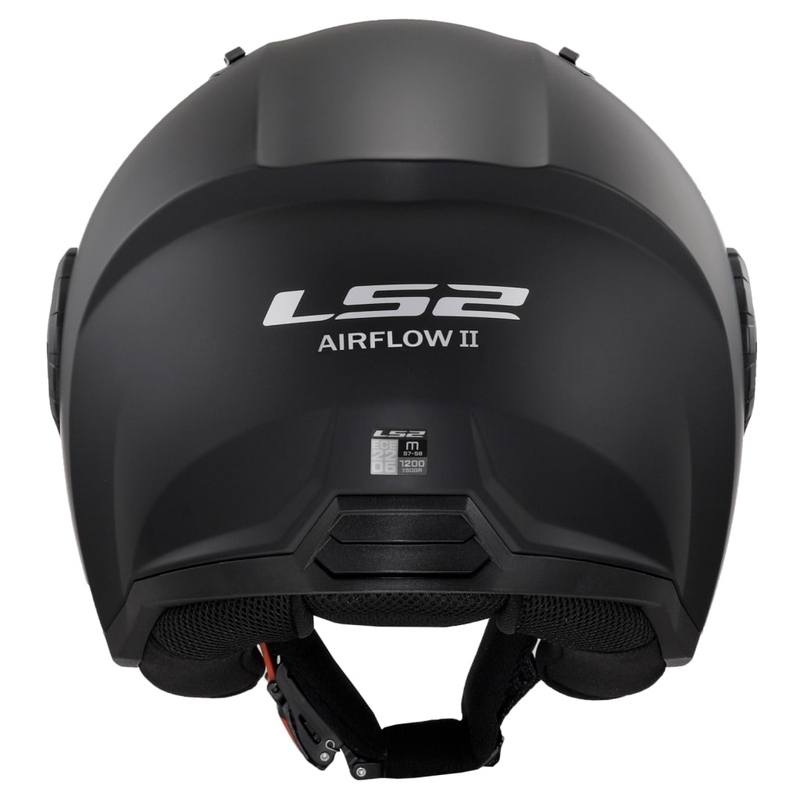 Otwarty kask motocyklowy LS2 OF616 Airflow II Solid Matte Black