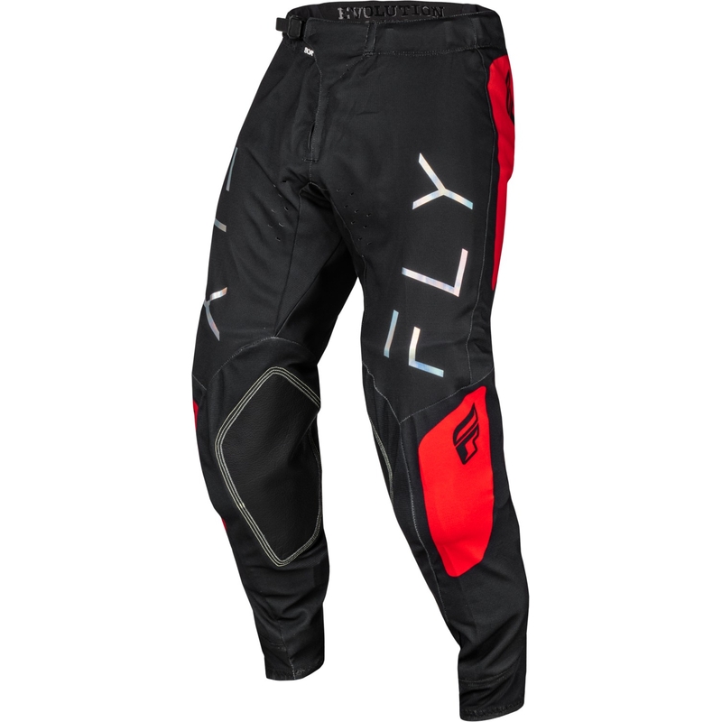 Spodnie motocrossowe FLY Racing Evolution DST czarno-czerwone w promocji wyprzedaż
