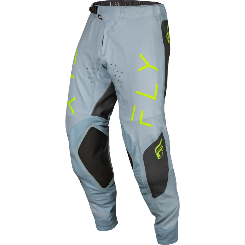 Spodnie motocrossowe FLY Racing Evolution DST 2024 szaro-czarno-fluorescencyjne wyprzedaż