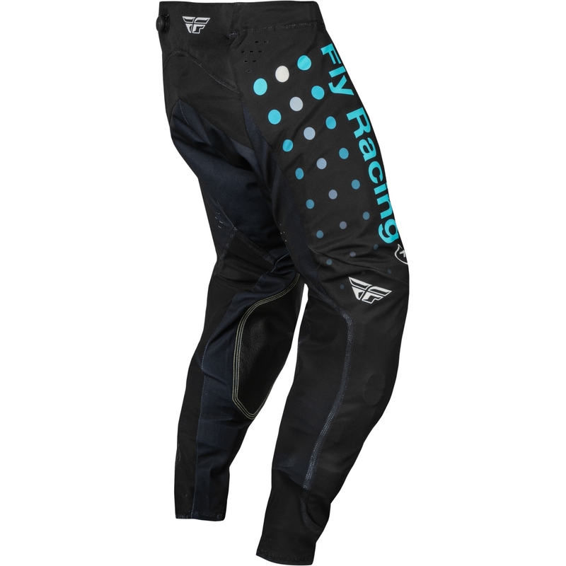 Spodnie motocrossowe FLY Racing Evolution DST czarno-niebieskie