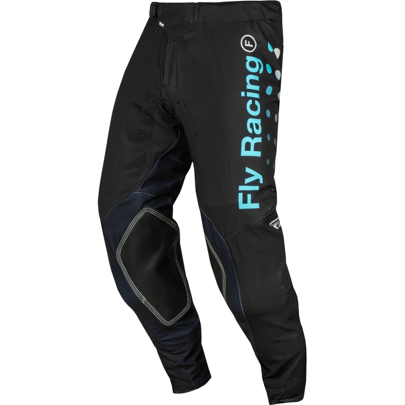 Spodnie motocrossowe FLY Racing Evolution DST czarno-niebieskie