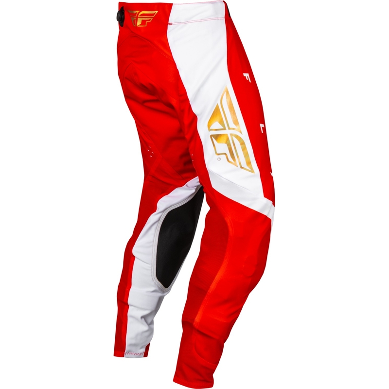Spodnie motocrossowe FLY Racing Evolution DST w kolorze czerwono-białym,