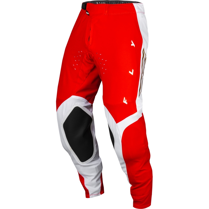 Spodnie motocrossowe FLY Racing Evolution DST w kolorze czerwono-białym,