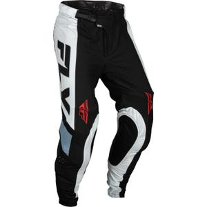 Spodnie motocrossowe FLY Racing Lite 2024 czarno-biało-szare
