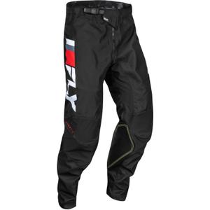 Spodnie motocrossowe FLY Racing Kinetic Prix 2024 czerwono-szaro-białe