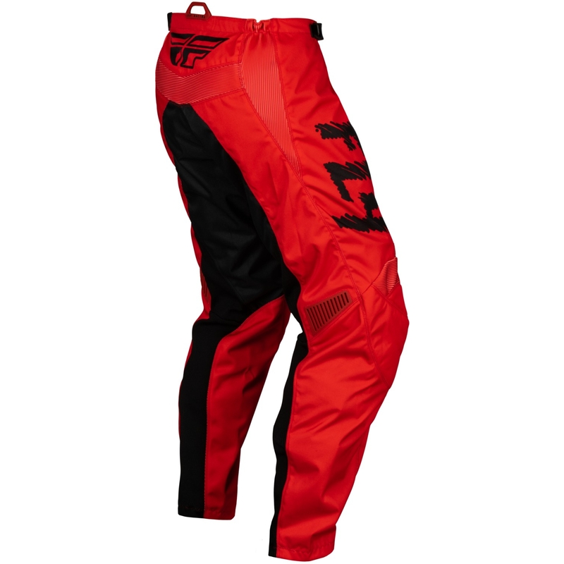 Spodnie motocrossowe dziecięce FLY Racing F-16 w kolorze czerwono-czarno-szarym