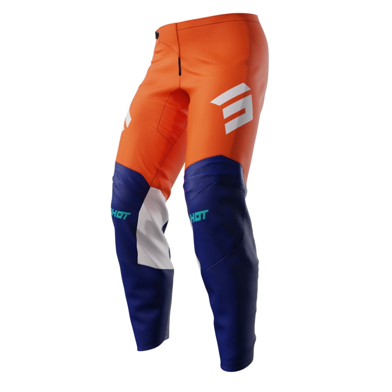 Dziecięce spodnie motocrossowe Shot Iron pomarańczowe wyprzedaż