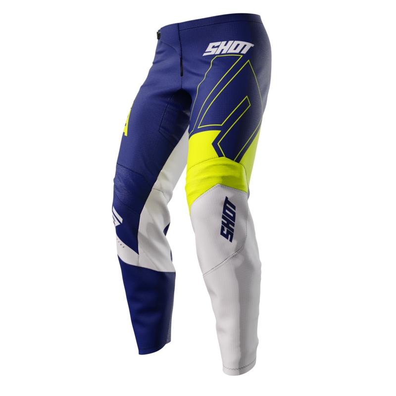 Dziecięce spodnie motocrossowe Shot Rush niebieskie wyprzedaż