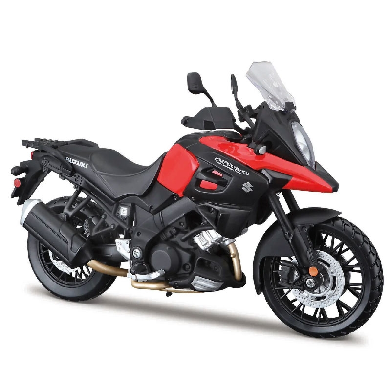 Model motocykla ze stojakiem Maisto Suzuki V-Strom 1:12