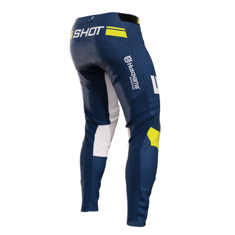 Sprzedam spodnie motocrossowe Shot Aerolite Husqvarna LE w kolorze niebieskim wyprzedaż