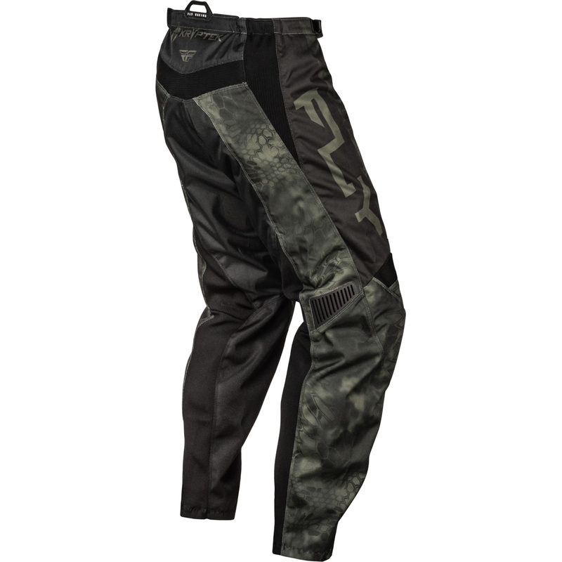 Spodnie motocrossowe FLY Racing F-16 Kryptek 2024 szaro-czarne