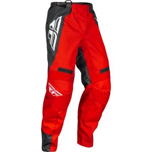 Spodnie motocrossowe FLY Racing F-16 czerwono-szaro-białe