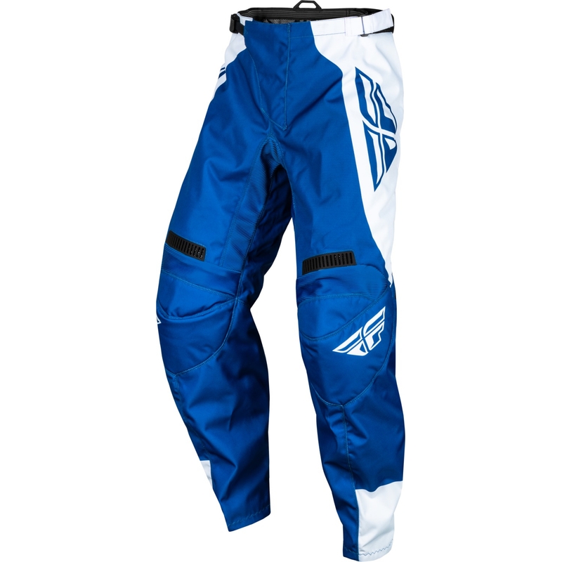 Spodnie motocrossowe FLY Racing F-16 niebiesko-białe