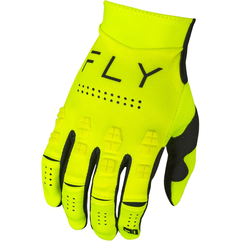 Rękawice motocrossowe FLY Racing Evolution DST 2024 fluo żółto-czarne