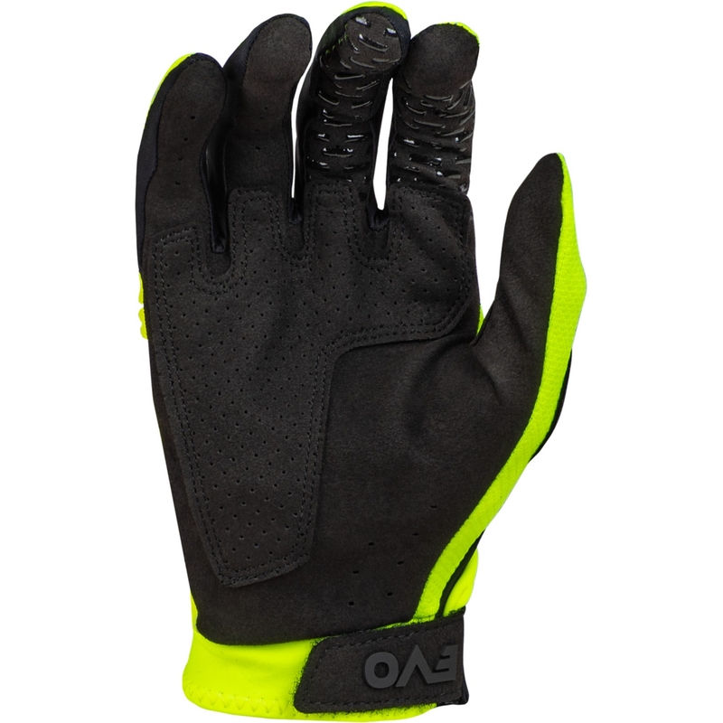 Rękawice motocrossowe FLY Racing Evolution DST 2024 fluo żółto-czarne