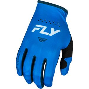 Rękawice motocrossowe FLY Racing Lite 2024 niebiesko-białe