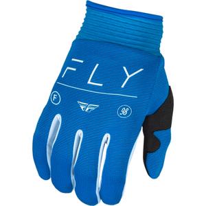 Rękawice motocrossowe FLY Racing F-16 2024 niebiesko-białe