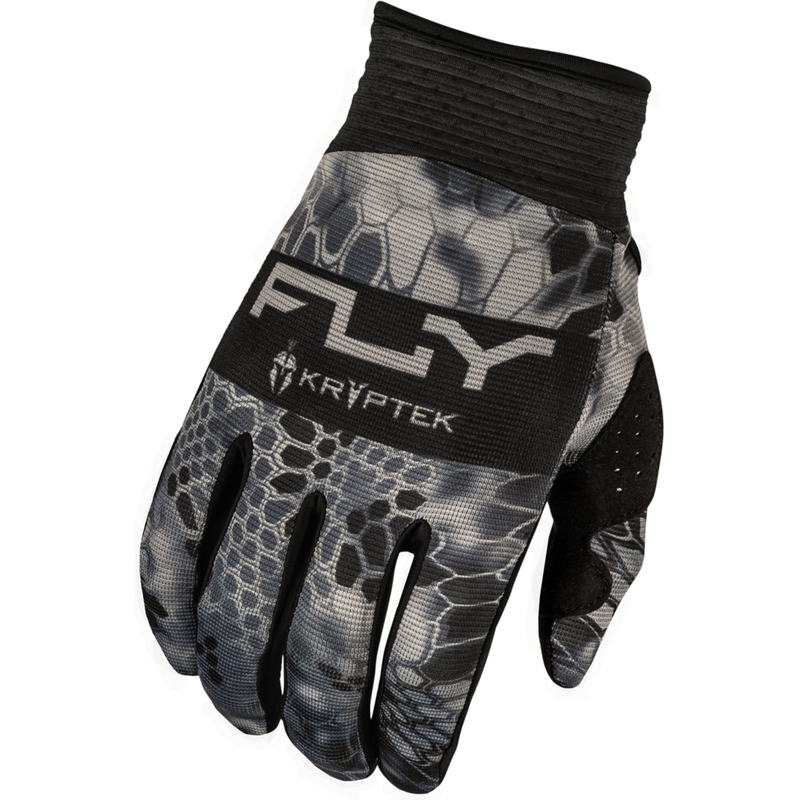 Rękawice motocrossowe FLY Racing F-16 Kryptek 2024 szaro-czarne