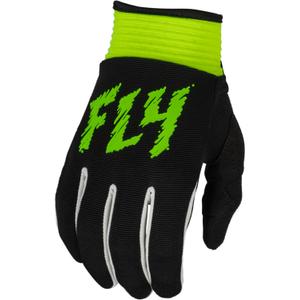 Dziecięce rękawice motocrossowe FLY Racing F-16 2024 black-fluo green