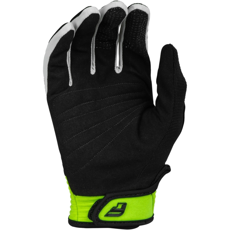Dziecięce rękawice motocrossowe FLY Racing F-16 2024 black-fluo green