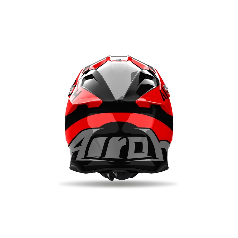 Kask motocrossowy Airoh Twist 3 King czerwony błyszczący