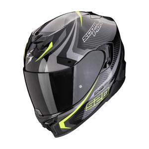 Integrální helma na motorku Scorpion EXO-520 EVO AIR TERRA černo-stříbrno-fluo žlutá