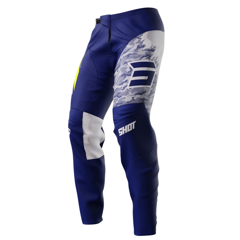 Spodnie motocrossowe Shot Devo Matrix Blue wyprzedaż