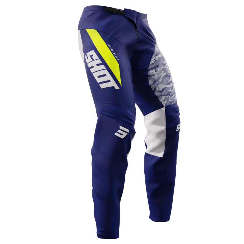 Spodnie motocrossowe Shot Devo Matrix Blue wyprzedaż